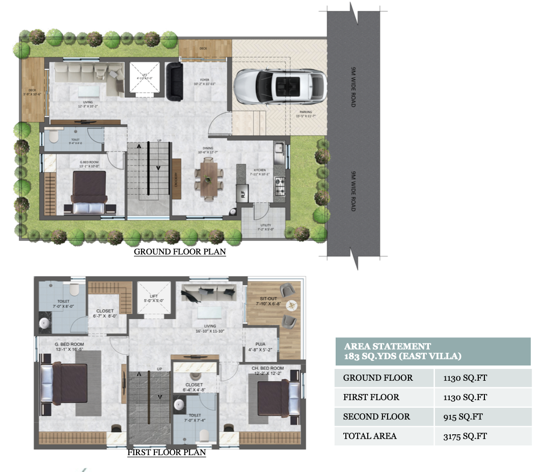 East Facing – 183 Sq. Yards